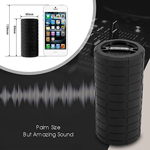 Maketheone Bluetooth Wireless Speaker, Portable Waterproof and Wearable Outdoor Speaker with 3.5mm Aux MicroSD Input HiFi Bass for Mountain Bike Bicycle Electric Scooter (Black) 5