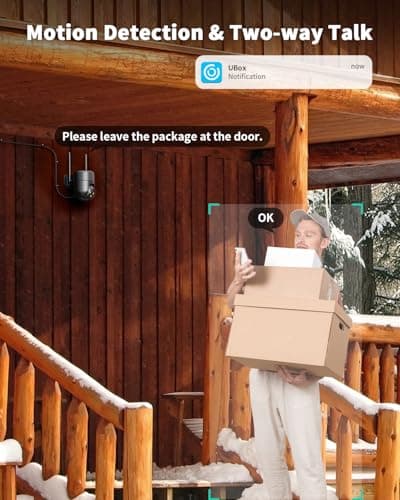 LIWAN 4G LTE Cellular Security Camera Outdoor Wired, No WiFi Security Camera, Plug-in for 24/7 Recording, 360° View, 2K Color Night Vision, 2-Way Talk, Built-in SIM Card and 32G Memory Card, Black 7