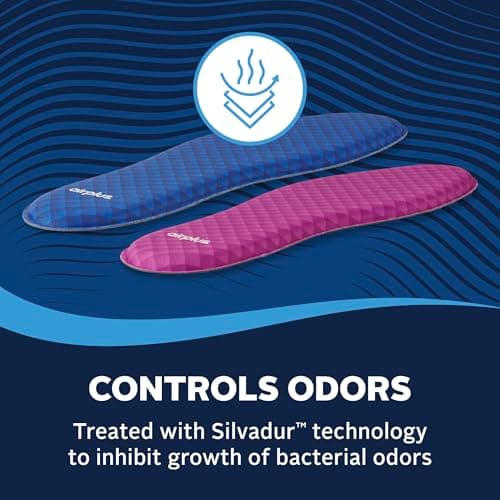 Airplus Memory Comfort Shoe Insoles With Memory Foam for Pressure Relief, Ideal For Men and Women 6