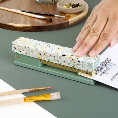 Swingline Stapler by Leah Bisch, 20 Sheet Capacity, Full Strip, Wildflowers, Colorful Fashion Design (S700034) 5