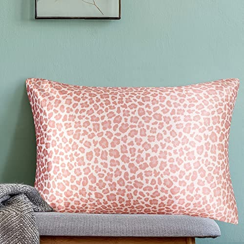 BEDELITE Satin Pillowcase for Hair and Skin Digital Printing, Super Soft Cooling Similar to Silk Pillow Cases 2 Pack with Envelope Closure, Gift for Women Men(Standard 20x26 Inch, Pink Leopard) 6