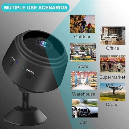 Orbicam - Orbicam Magnetic Mini Security Camera, Orbicam Camera, Orbicam Security Camera, Mini 1080p Hd Camera, Night Vision Motion Detection Security Cam with App (2Pcs) 3