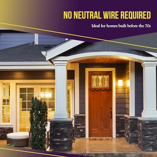 ENERLITES Programmable Digital Timer Switch for Lights, Fans, Motors, 7-Day 18 ON/OFF Timer Settings, 1-Pole, No Neutral Wire Required, UL Listed, cUL Listed, Wall Plate Included, HET01-C-J-WWP, White 6