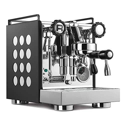 Rocket Espresso Appartamento Nera Espresso Machine | E61 | Heat Exchanger | Black/White