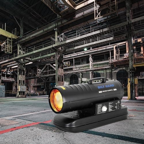 BILT HARD 85,000 BTU Forced Air Kerosene Diesel Heater, Portable Torpedo Space Heater with Thermostat Control for Outside, Jobsite, Garage, and Construction Sites, CSA Certified 9