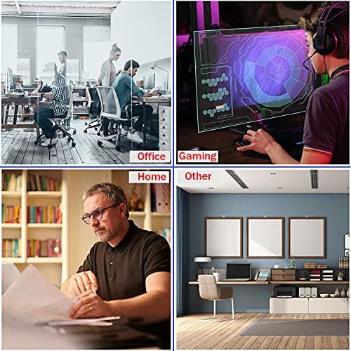 TEDNETGO Large Mouse Pad, Gaming Long Mouse Pad, Waterproof Extra Large Big Mousepad with Stitched Edge, XXL Non-Slip Computer Computer Keyboard Pad Mat for Gamer/Desktop/Office/Home, RED 5