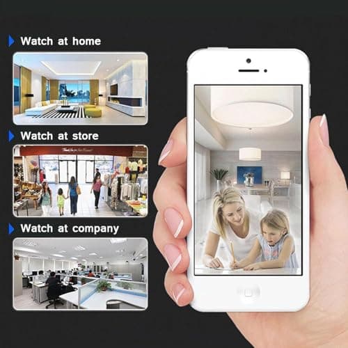 Camtrix Security Camera，Camtrix Magnetic Mini Security Camera，Night Vision Motion Detection Security Cam Covert Cameras with App，for Home Indoor Outdoor. (3) 5