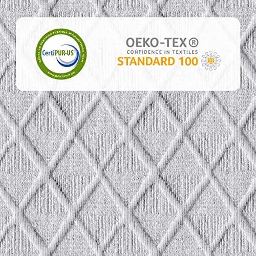 Sleepmax Firm Mattress Topper Full Size 3 Inch - Extra Firm Memory Foam Bed Topper for Back Pain Relief - Cooling Mattress Pad for All Body Shapes - Non-Slip Deluxe Cover, CertiPUR-US Certified 6