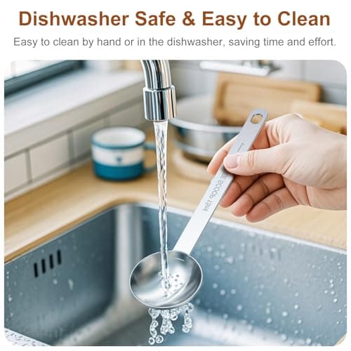 2PCS Coffee Scoop Spoons, 15ML (1 Tablespoon) Stainless Steel Measuring Spoons with Long Handle, Durable Coffee Scoopers for Ground Coffee, Tea and Baking Powder 5