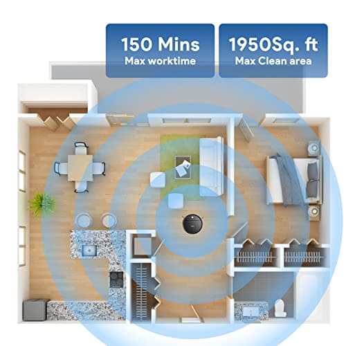 Robot Vacuum and Mop: 2-In-1 Robotic Vacuum Gyroscope Navigation Z-Zag Cleaning & Alexa/APP Control& Tangle-Free& Schedule Cleaning, Self-Charging Robot Vacuum Cleaner for Hard Floor,Carpet, Pet Hair 8