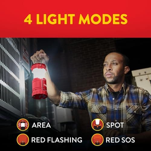 Eveready LED Camping Lantern 360 PRO (3-Pack), Super Bright Tent Lights, IPX4 Water Resistant LED Lanterns for Power Outage Hurricane Preparedness, (Batteries Included) 4