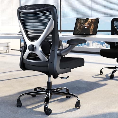 Ergalithic Ergonomic Office Chair - X-Shaped Computer Desk Chairs Comfy, Mesh High-Back Gaming Chair with Adjustable Lumbar Support, Executive Task Chair for Adults, Comfortable for Long Hours 7