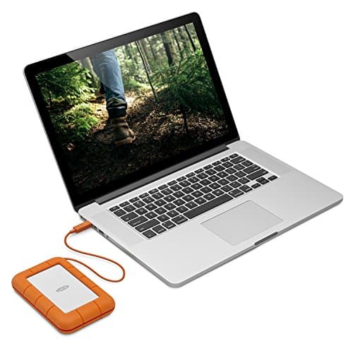 LaCie Rugged USB-C, 4TB, Portable External Hard Drive, Drop, Shock, Dust, Rain Resistant, for Mac & PC (STFR4000800) 10