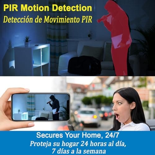 W-A2 2K Mini Wireless Security Camera with Hotspot, Color Night Vision, Long Standby Time, Motion Detection, Cloud Storage (W-A2) 8