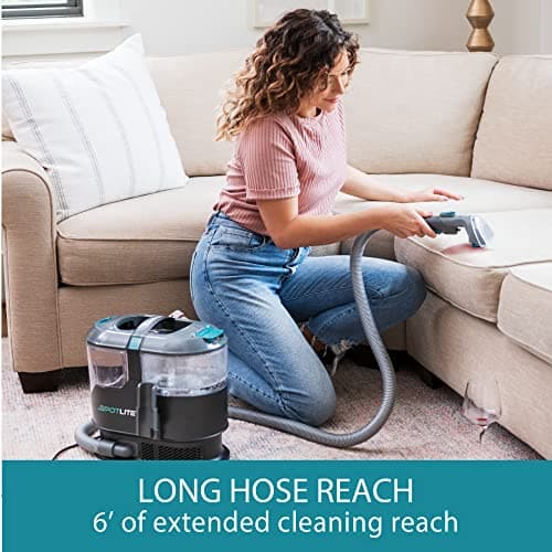 Kenmore KW2001 SpotLite Portable Carpet Spot Cleaner & Pet Stain Remover, 17Kpa Powerful Suction with Versatile Tools for Upholstery, Couches, Car and Auto Detailer, Gray 5