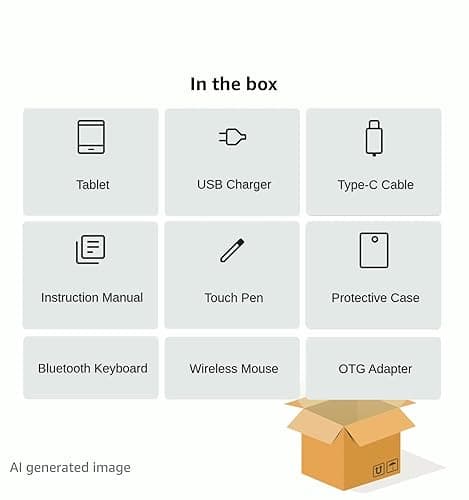 2 in 1 Tablet 10.1 Inch, Android 13.0 Tablets, 64GB/128GB ROM, Dual 4G Cellular with Keyboard, 18MP Camera, Octa-Core Processor, WiFi, GPS, Bluetooth, Google Certified Tablet PC(2024 Gray) 8