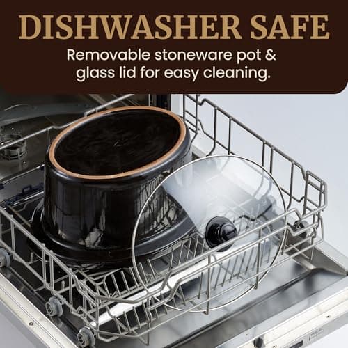 Elite Gourmet MST-900D 8.5Qt Digital Programmable XL Jumbo Slow Cooker, Adjustable Temp, Entrees, Sauces, Stews & Dips, Dishwasher Safe Glass Lid & Crock, Stainless Steel 5