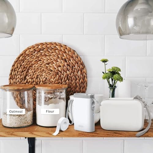 Comecase Case Compatible with Nelko P21/ for Phomemo D30 D35 Label Maker Machine, for JADENS D11/ for SUPVAN Mini Labeler Sticker, Labler Maker Storage for Tape&Accessories(Box Only) 6