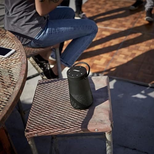 Bose SoundLink Revolve+ (Series II) Bluetooth Speaker, Portable Speaker with Microphone, Wireless and Water Resistant with 360 Degree Sound, Long Lasting Battery and Handle, Black 5