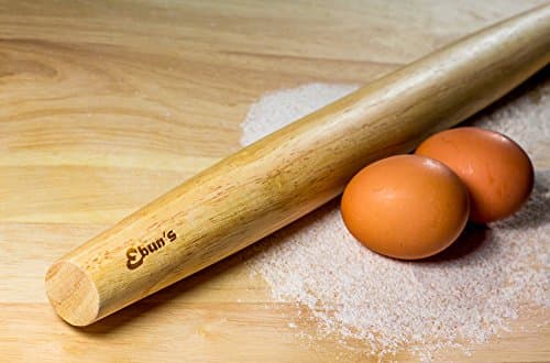 Ebuns French Rolling Pin – 18 Inch Wooden Dough Roller for Baking Pizza, Pie Crust, Cookies & Pasta | Essential Kitchen Tool & Gift for Bakers, Chefs & Home Cooks 8