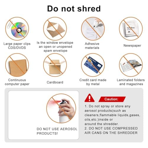 Suntiko Paper Shredder for Home Use,5 Sheets Small Cross Cut Paper Shredder,P-4 Security Level with 2.38-Gallon Basket, 4-Mode Design-Durable & Fast and Jam Proof for Home Office Utilization 8