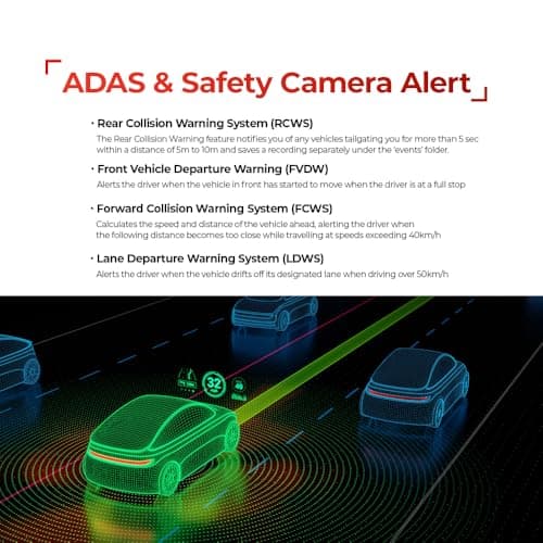 THINKWARE U3000 4K Dash Cam Front and Rear with Hardwiring Cable, Built-in Wi-Fi GPS, STARVIS Image Sensor, Parking Mode (2CH Bundle) 7