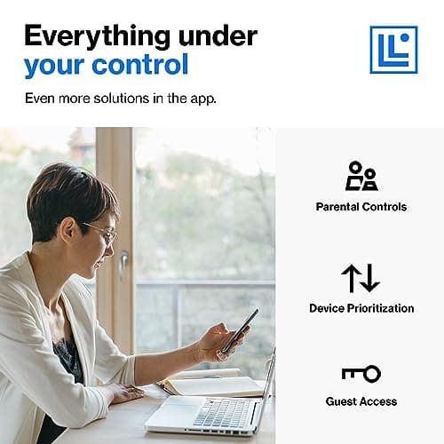 Linksys WiFi Mesh 6E Tri-Band Router | Fast and Reliable speeds | Connect 50+ Devices | Coverage of 2,500 Sq Ft | 2021 Release 8