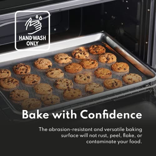 New Star Foodservice Commercial-Grade 18-Gauge Aluminum Sheet Pan/Bun Pan (15 L x21 W x1 H (Two Thirds size) Measure Oven) 5