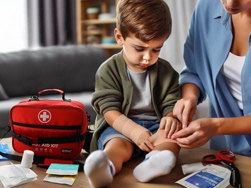 430 Piece First Aid Kit, Well-Organized Premium Waterproof Compact Trauma Medical Kits for Any Emergencies, Ideal for Home, Office, Car, Travel, Outdoor, Camping, Hiking, Boating (Red) 8