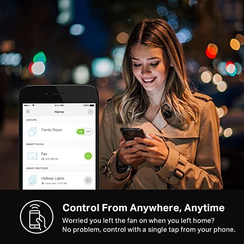 Kasa Smart Plug Mini 15A, Apple HomeKit Supported, Smart Outlet Works with Siri, Alexa & Google Home, UL Certified, App Control, Scheduling, Timer, 2.4G WiFi Only, 4 Count (Pack of 1) (EP25P4), White 7