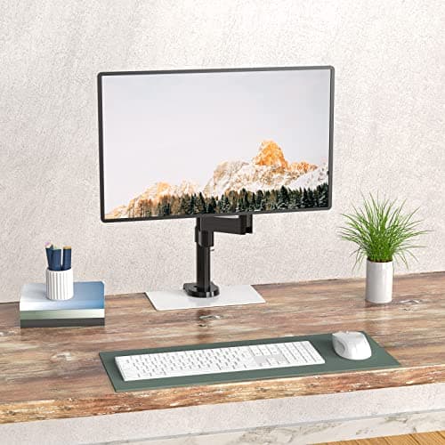 WALI Computer Monitor Arm Clamp, C Bracket Clamp, Steel Reinforcement, for Most Monitor Mount Stand Grommet C Clamp Installation (CGRP-W), White 8