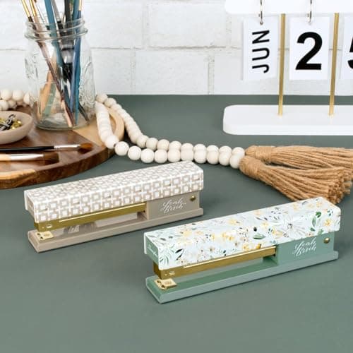Swingline Stapler by Leah Bisch, 20 Sheet Capacity, Full Strip, Wildflowers, Colorful Fashion Design (S700034) 6