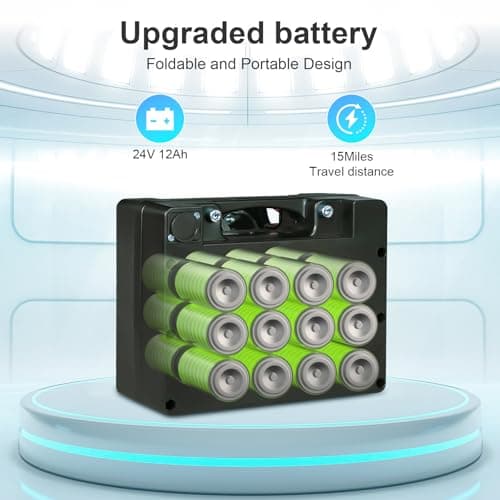 Electric Wheelchairs for Adults, 12+ Miles Range 500W Motor Wheel Chair, Electric Wheel Chairs for Elderly, Rechargeable Compact Motorized Wheelchair, 220 Lbs Capacity 8