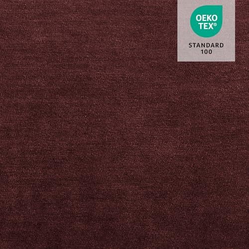 MCombo Power Lift Recliner Chair with Extended Footrest for Elderly People, Fabric 7287 (Burgundy, Medium) 9