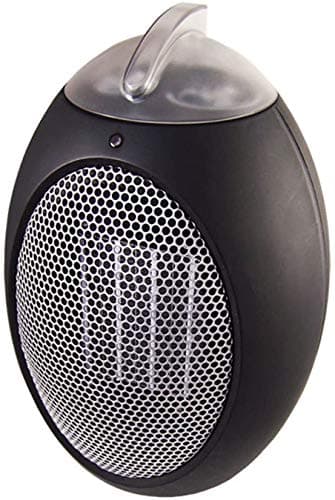 Cozy Products ESH Eco-Save Compact Personal Space Heater - 750-Watts, ETL Listed, Eco-Friendly, Energy Efficient Design, 11 x 7.5 Inches, 5 lbs.,Black