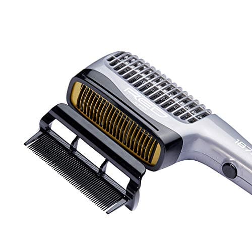 RED by KISS 1875 Ceramic Ionic Hair Styler with Detangler Pik, Professional Quick Blow Dry Comb, 4 Heat/Speed Settings, Cool Shot Button, Ideal for Curling & Straightening 5