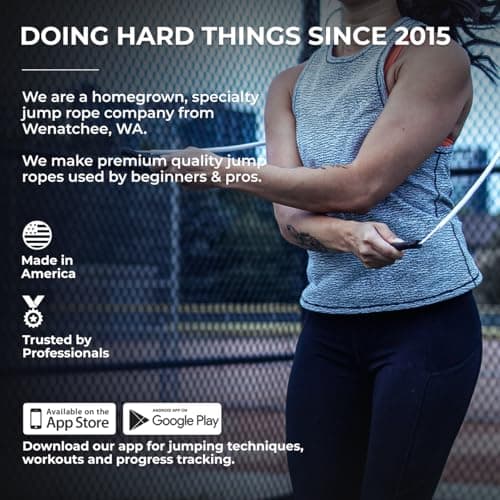 Elite Jumps | Adjustable Jump Ropes for Fitness with Unbreakable Handles and Shatterproof Beads | Crossover Jump Rope for Your Exercise Equipment | Segmented Jump Rope 4