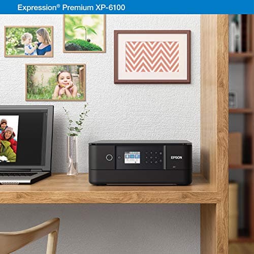 Epson Expression Premium XP-6100 Wireless Color Photo Printer with Scanner and Copier, Black, Medium 5