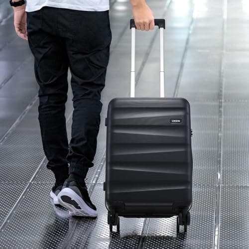 UKEIN 20Inch Carry-On Luggage, Lightweight PC HardShell Suitcase with 360° Spinner Wheels, TSA-Approved, Durable Airline Approved Rolling Luggage with Telescoping Handle, Ideal for 3-4 Day Travel 8