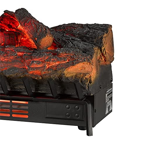 duraflame Electric Log Set 1,000 Sq Ft Heater, Faux Logs Insert with Infrared Flames for Existing Fireplaces, Remote Control Included 9