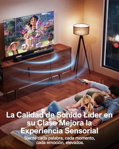 ULTIMEA 2.2ch Sound Bar for Smart TV, Peak Power 100W, 2-in-1 Detachable Sound Bar for TV, App, Bluetooth 5.3 TV Soundbar, 3 EQ Modes, BassMX Technology, HDMI-ARC/Opt/AUX, Apollo S40, 2025 Upgraded 5