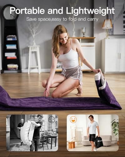 CHILLSUN Queen Air Mattress With Built in Pump, 18" Raised Upgraded Inflatable Mattress Blow up Mattress, Strong Support Puncture Resistant Air Bed for Camping Home&Guests, Colchon Inflable 650lbs Max 6