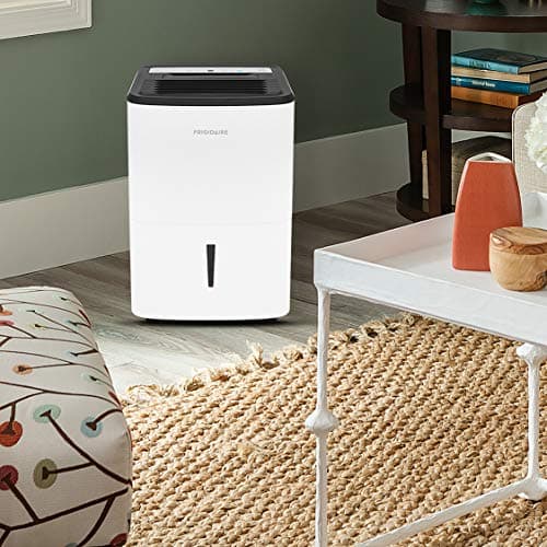 Frigidaire 50 Pint Dehumidifier with Pump. 4,500 Square Foot Coverage. Ideal for Large Rooms and Basements. 1.7 Gallon Bucket Capacity 9