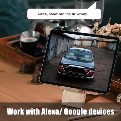 duola Smart Floodlight Camera Outdoor, LED Motion Sensor Security Camera Light with Video, 2 Way Audio, Wired,90dB Siren, Work with Alexa,Waterproof,128 GB Local Storage & Cloud for Home Surveillance 6