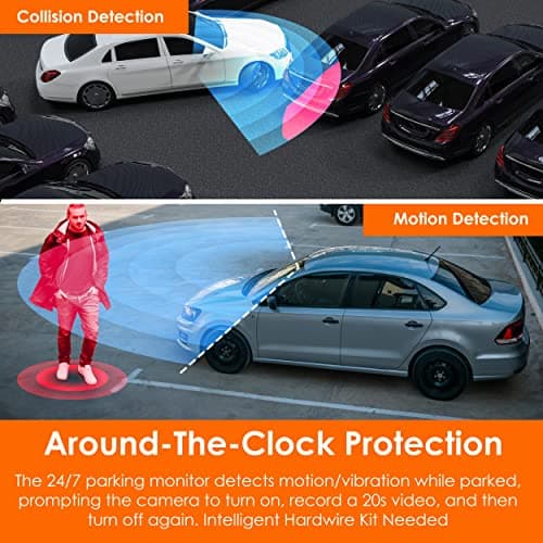 RexingUSA V33-2K 3 Channel Dash Cam Built-in WiFi GPS, Car Dashboard Camera Recorder 1440p + 1440p +1440p, 2.7” LCD, 170° Wide Angle, G-Sensor, Night Vision, Parking Monitor 5