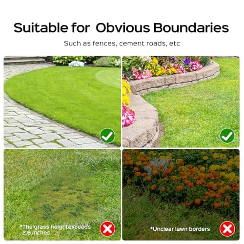 YARDCARE 2026 M800Plus GPS+3D Vision Cordless Robot Lawn Mower with Bow-Shaped Path Mowing, APP Control, Robotic Lawnmower with Obstacle Avoidance, Auto-Charging for Lawns up to 8611 sq.ft 7