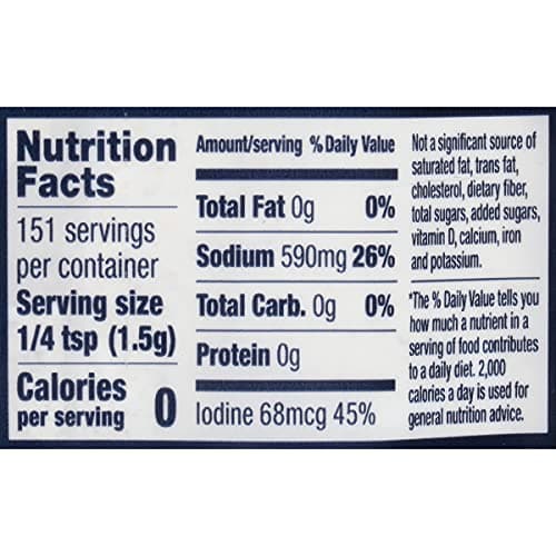 Morton Iodized Salt Shaker, (8 oz) 2-pack, Supplies Iodide, Table Salt, Great for Camping, Pantry Essential 3