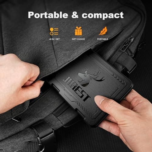 JOREST 40Pcs Small Precision Screwdriver Set with Torx Triwing Phillips, Mini Repair Tool Kit for Macbook, Computer, Laptop, PC, iPhone, PS5, Xbox, Switch, Glasses, Watch, Ring Doorbell, Electronics 6