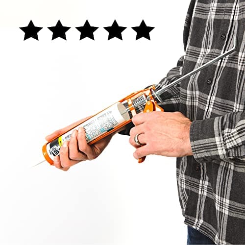Heavy Duty Caulk Gun for Construction and Home Improvement - Dripless Caulk Gun, Hand Caulking Guns, Caulking Gun, Caulk Gun for Silicone, Gun Caulk, Sealant Gun by Mantium 7