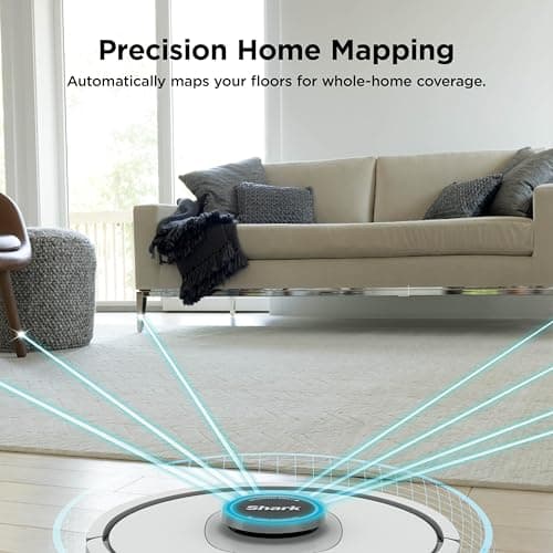 Shark AI Ultra Voice Control Robot Vacuum with Matrix Clean Navigation, Home Mapping, 60-Day Capacity, XL Self-Empty Base for Homes with Pets, Carpet & Hard Floors, Cool Grey, AV2511AE 5